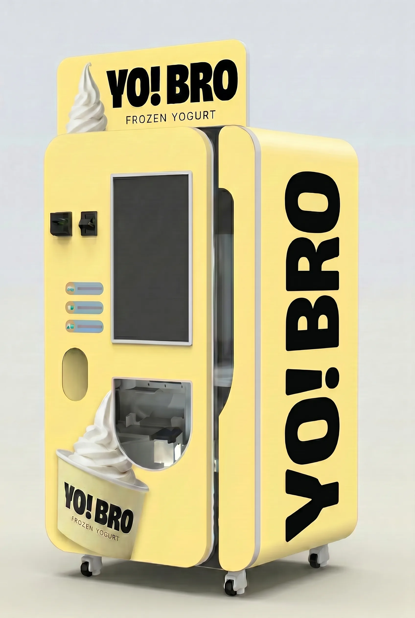YO! BRO frozen yogurt vending machine